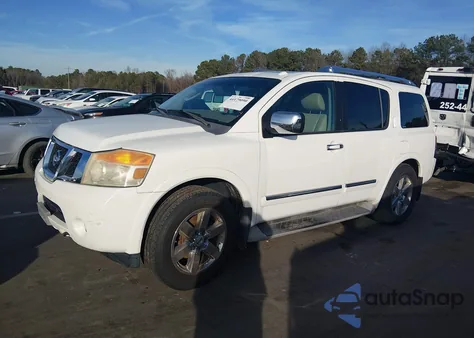 2012 Nissan Armada Platinum z USA, uszkodzony, nr VIN 5N1BA0ND9CN608684